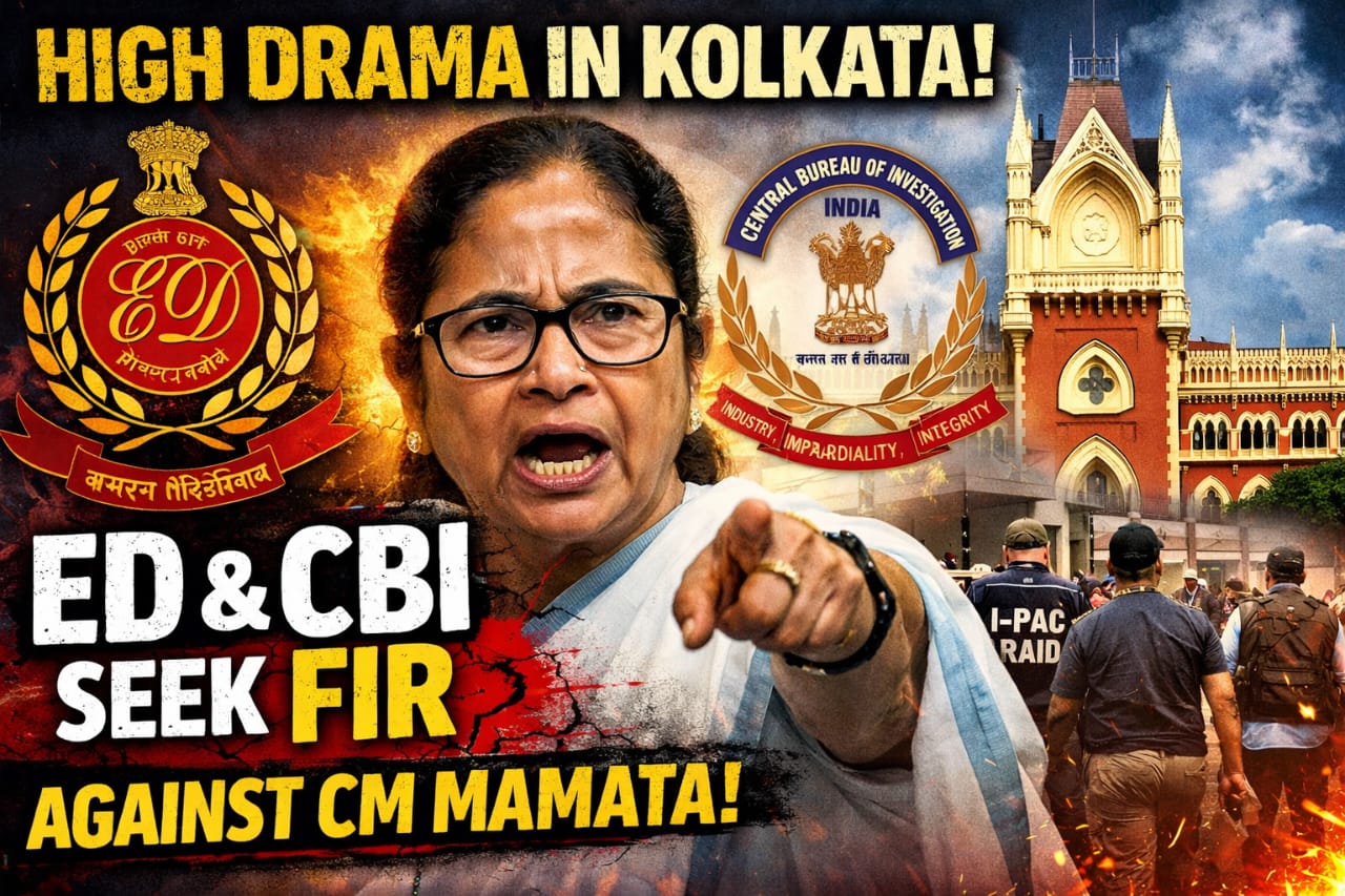 High Drama in Kolkata: ED Moves Calcutta HC Seeking CBI FIR Against CM Mamata Banerjee Over I-PAC Raid Controversy