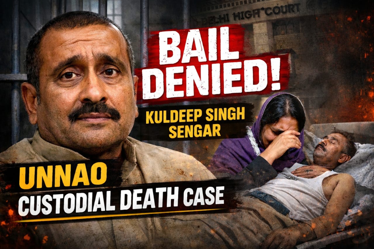 Delhi High Court Denies Bail to Kuldeep Singh Sengar in Unnao Rape Survivor’s Father’s Custodial Death Case
