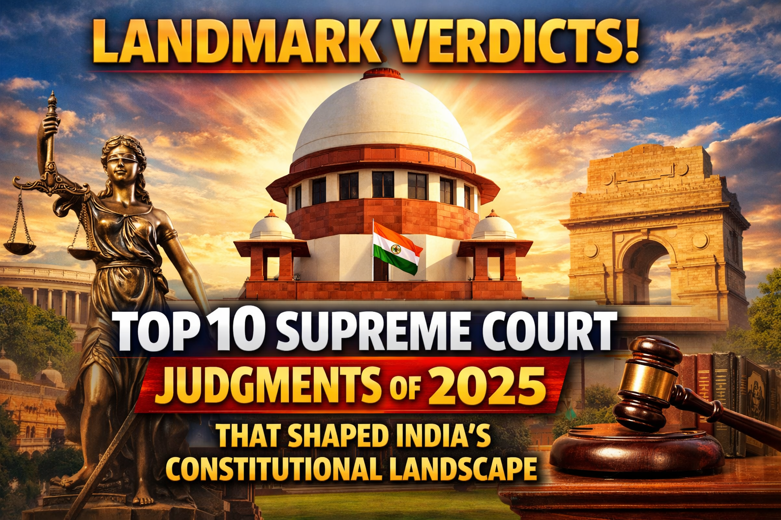 Top 10 Supreme Court Judgments Of 2025 Explained