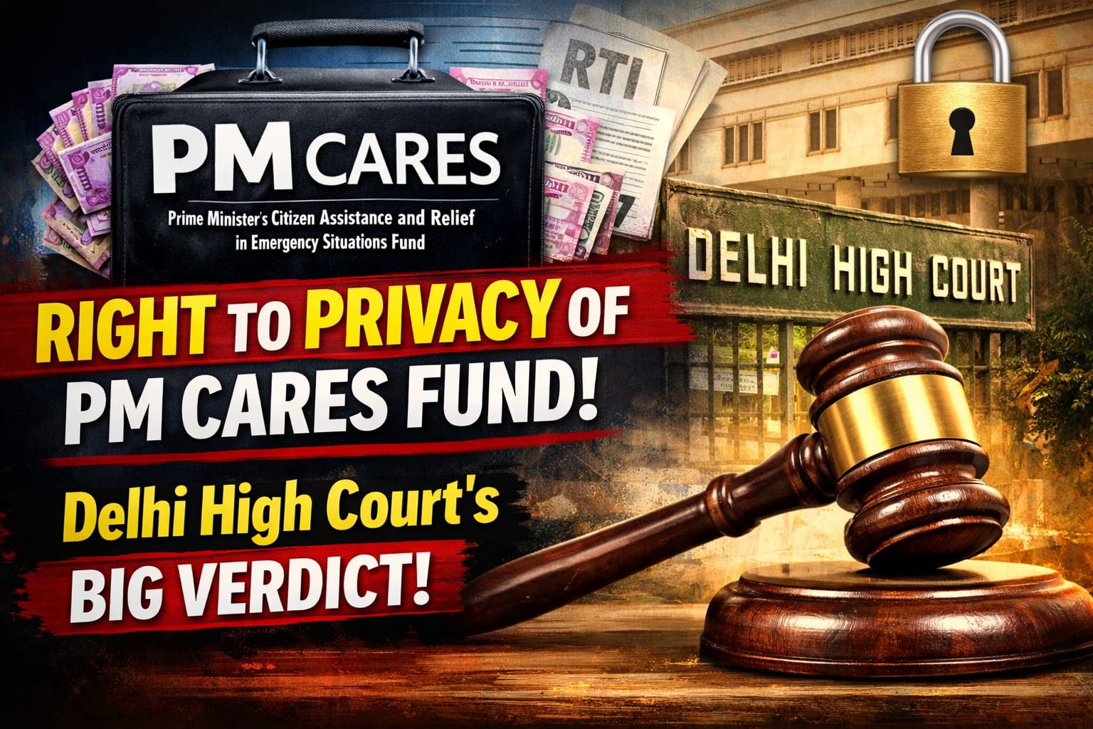 PM CARES Fund Privacy Under RTI: Delhi High Court Explains