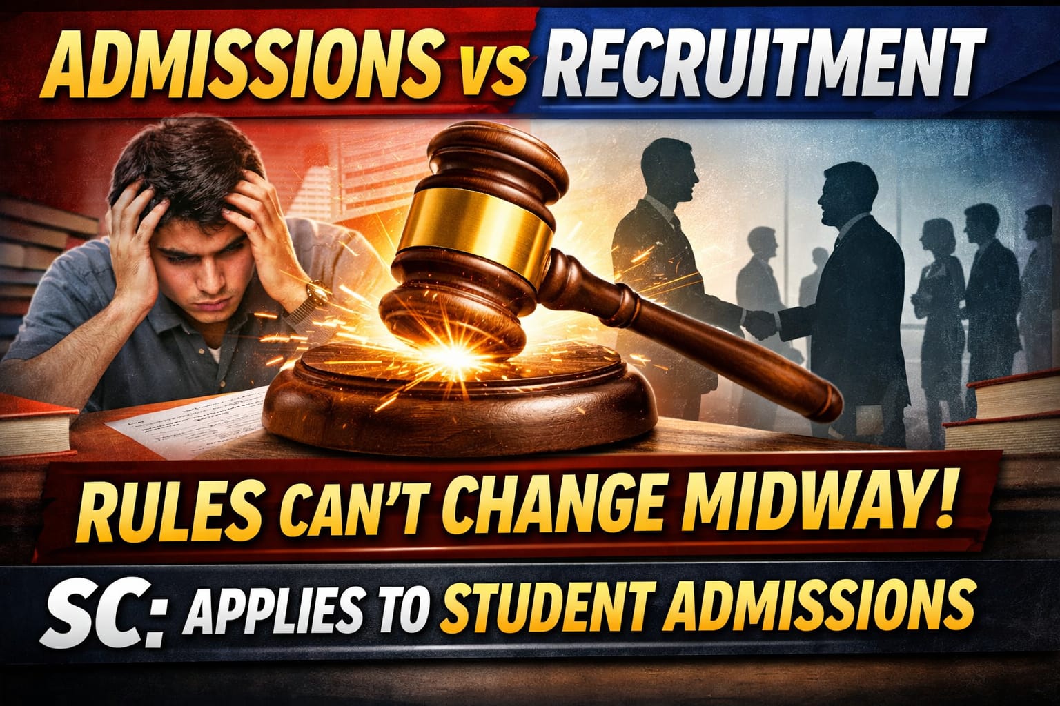 Rules Of The Game Cannot Change Midway In Admissions: SC