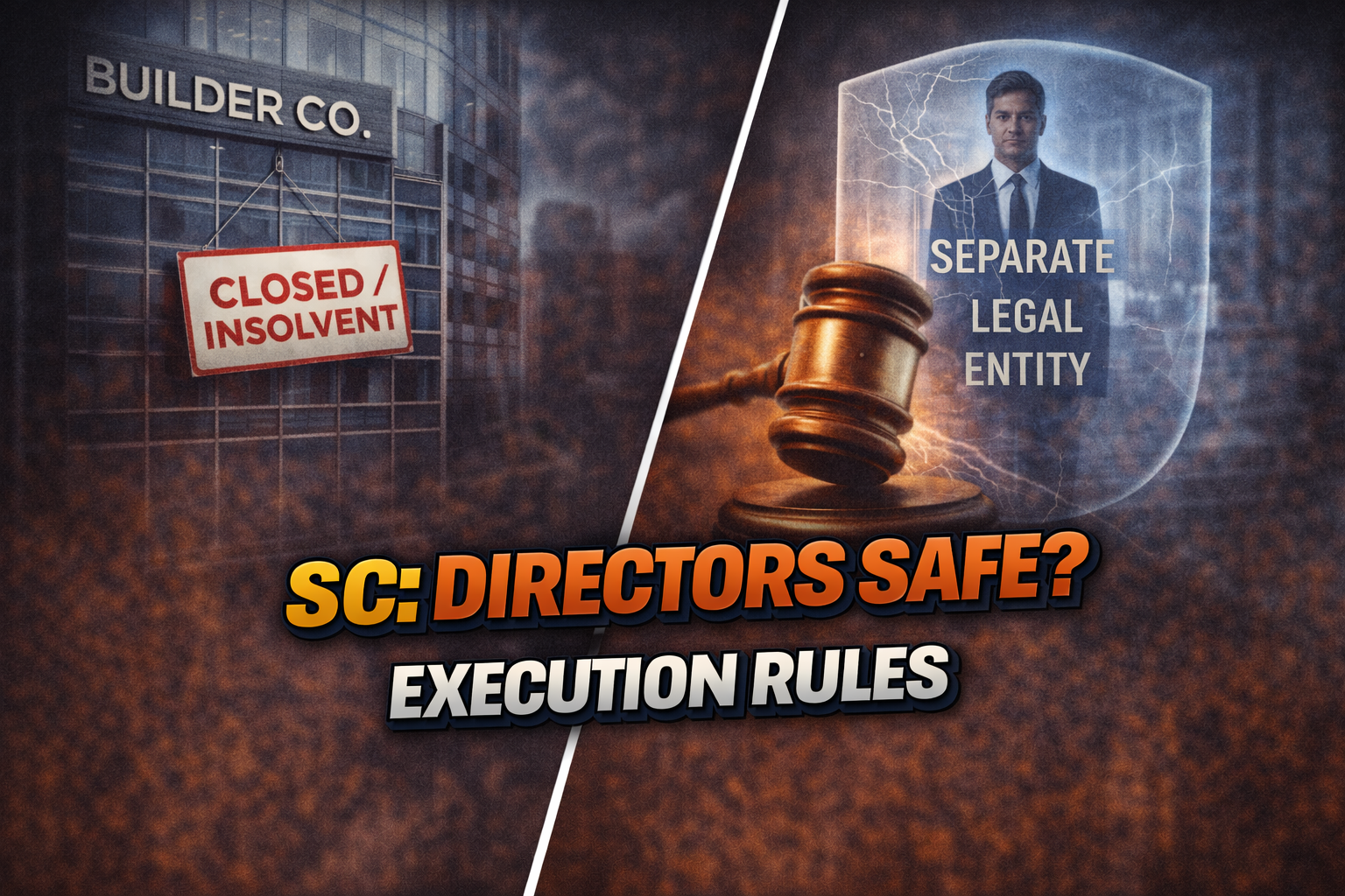 Builder Company Decree Cannot Target Directors Without Liability