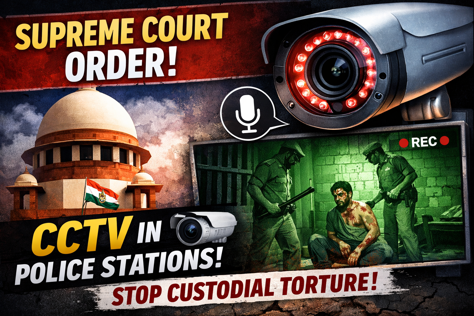 CCTV In Every Police Station: Supreme Court Guidelines