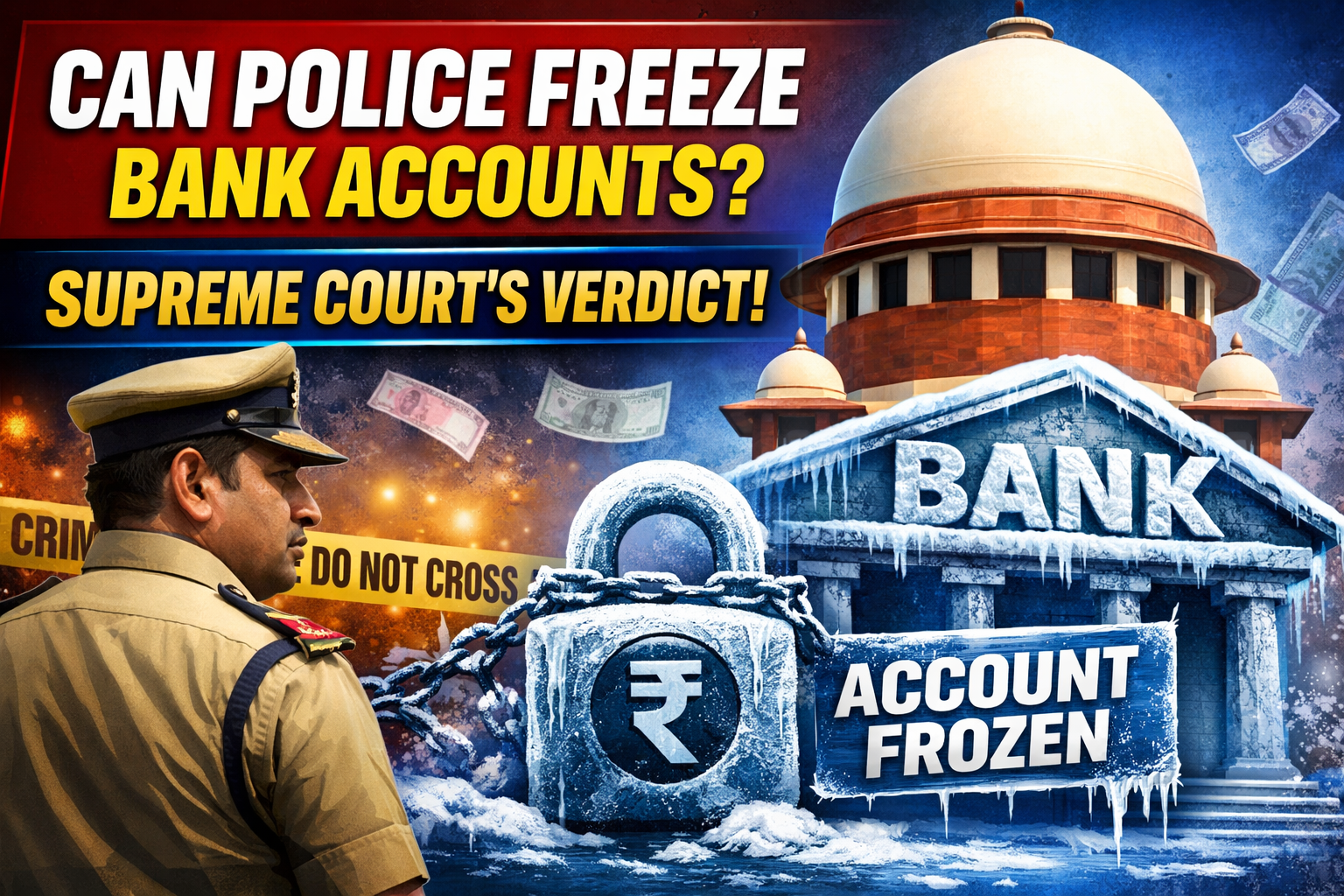 Can Police Freeze Bank Accounts under CRPC When the Prevention SC