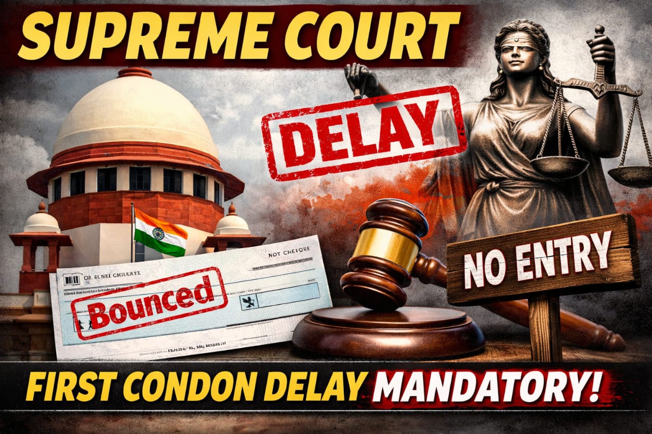 Cheque Bounce Delay Must Be Condoned Before Cognizance: SC