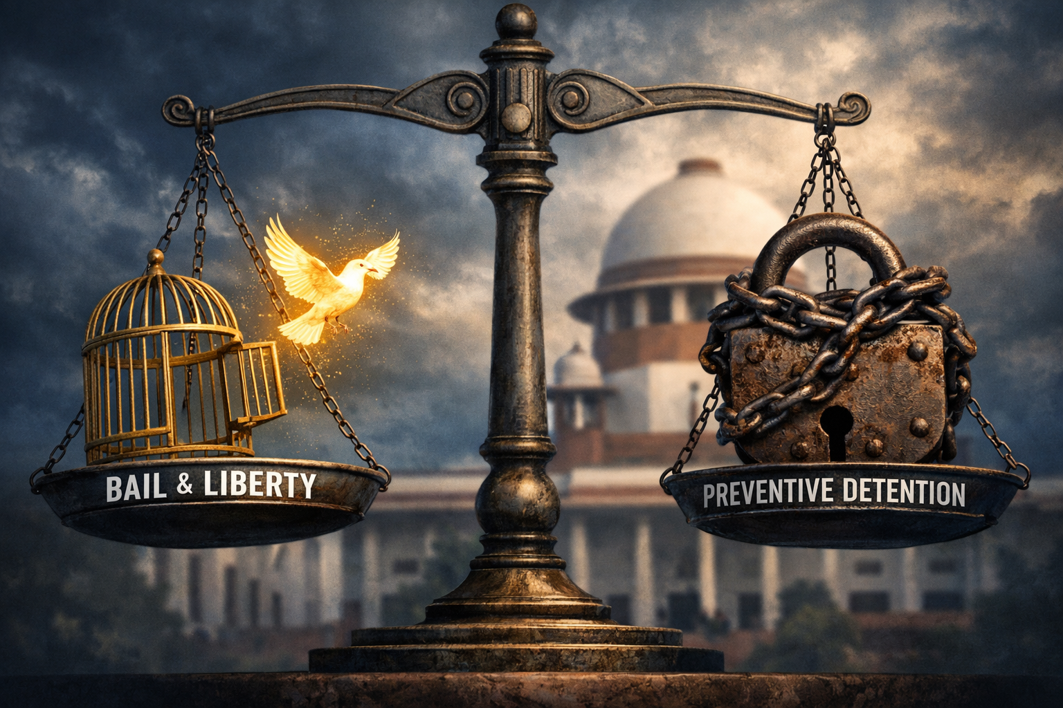 Preventive Detention Cannot Override Bail, Supreme Court Says