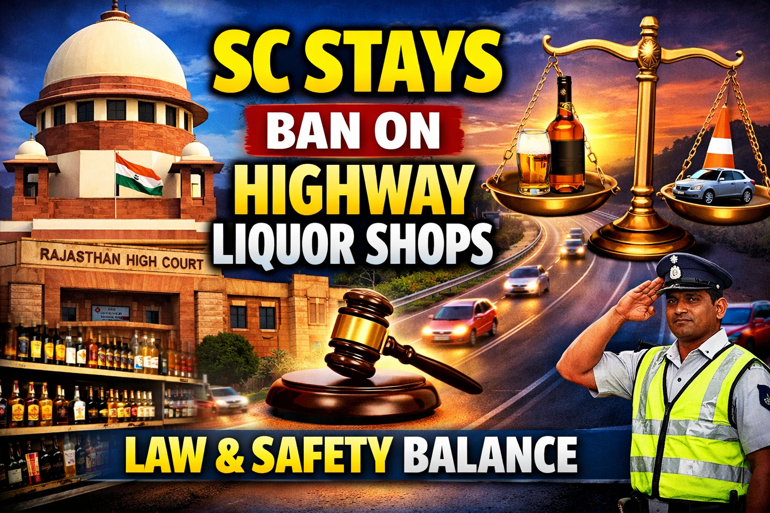 Highway Liquor Shops: Supreme Court Stays Rajasthan HC Ban