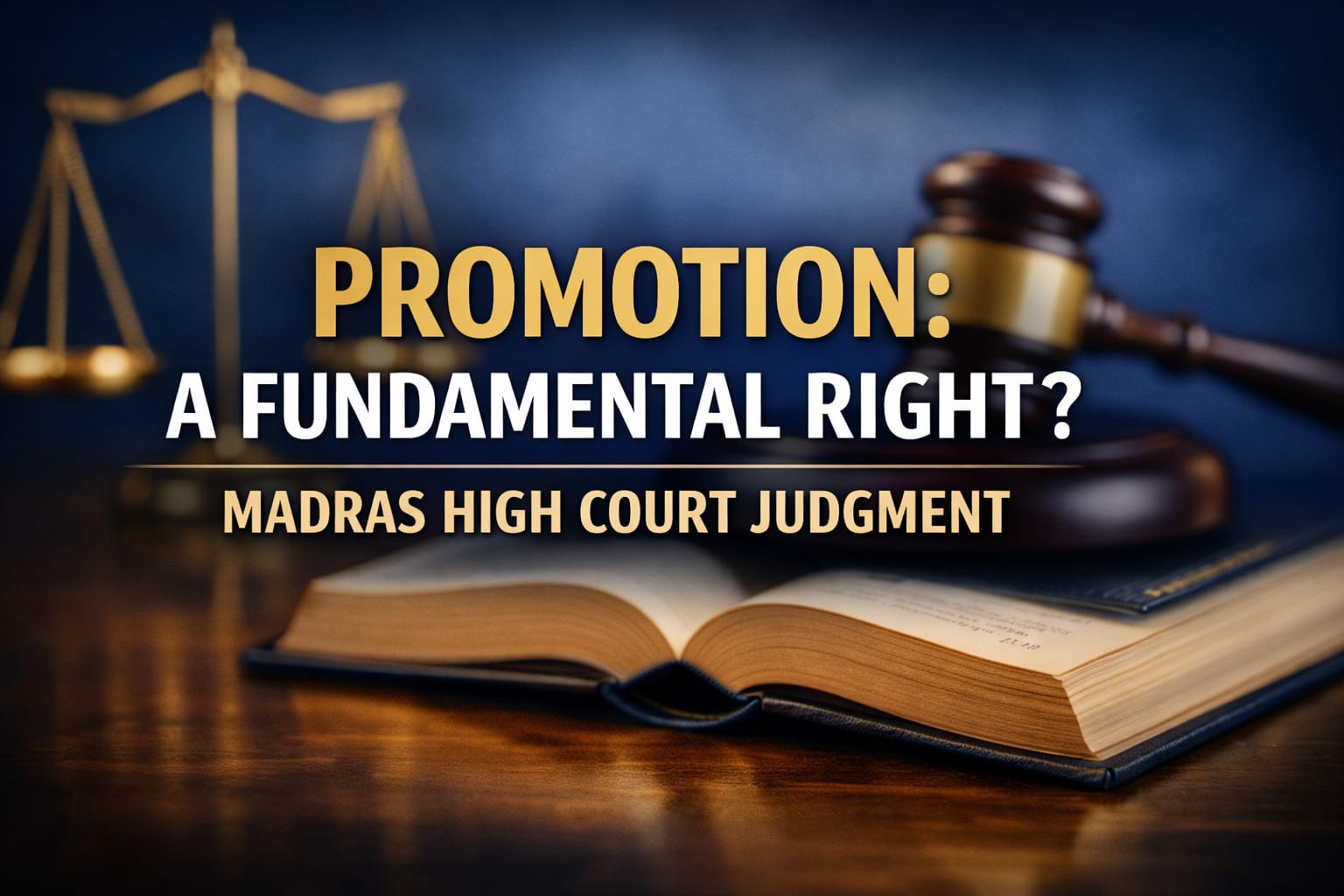 Right To Be Considered For Promotion Is Fundamental: Madras HC