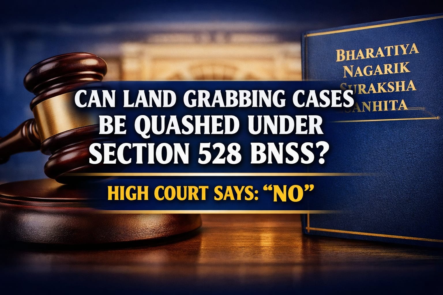 Can Land Grabbing Case before the Special Tribunal Be Quashed HC