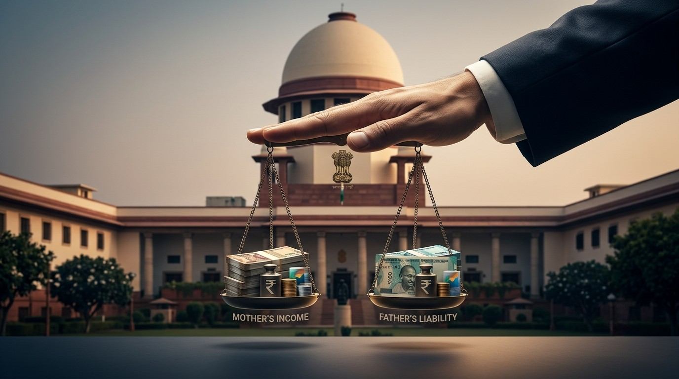 Mother's Financial Independence Not Ground to Reduce Father's Maintenance Liability: Supreme Court