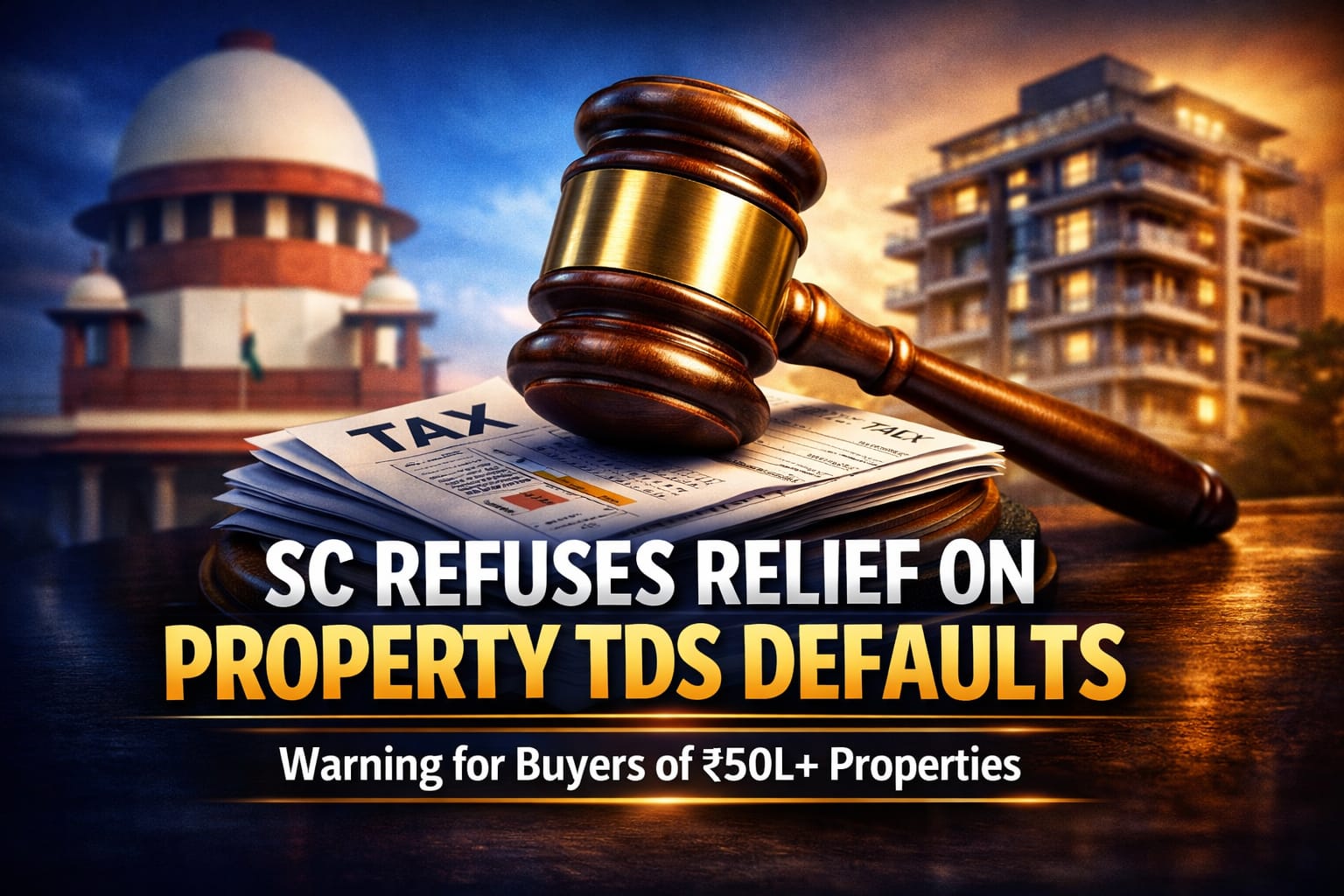 TDS Defaults For Property Buyers: Supreme Court Refuses Relief