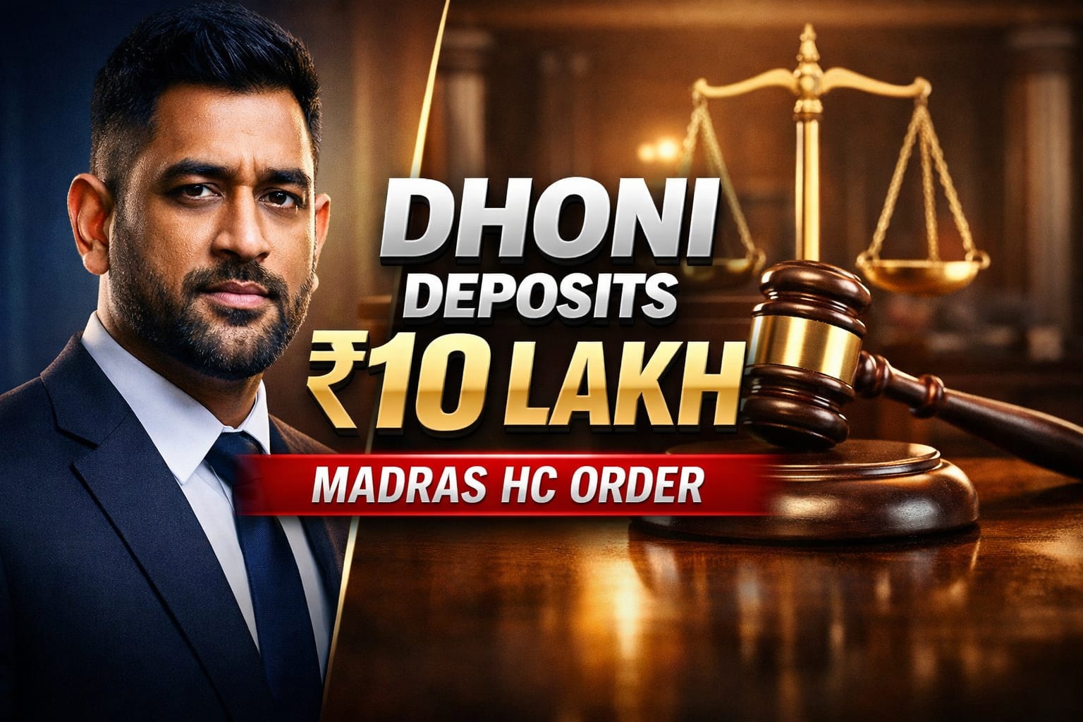 MS Dhoni Ordered To Pay Rs 10L Translation Cost By Madras HC