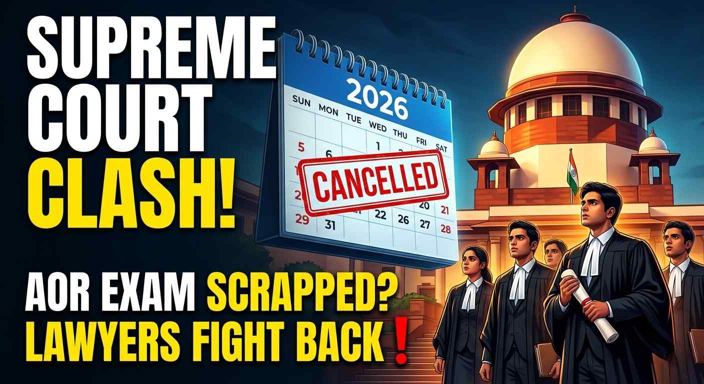 AOR Exam 2026: Candidates Challenge Supreme Court Decision — SC News Legal Analysis | Jurisight
