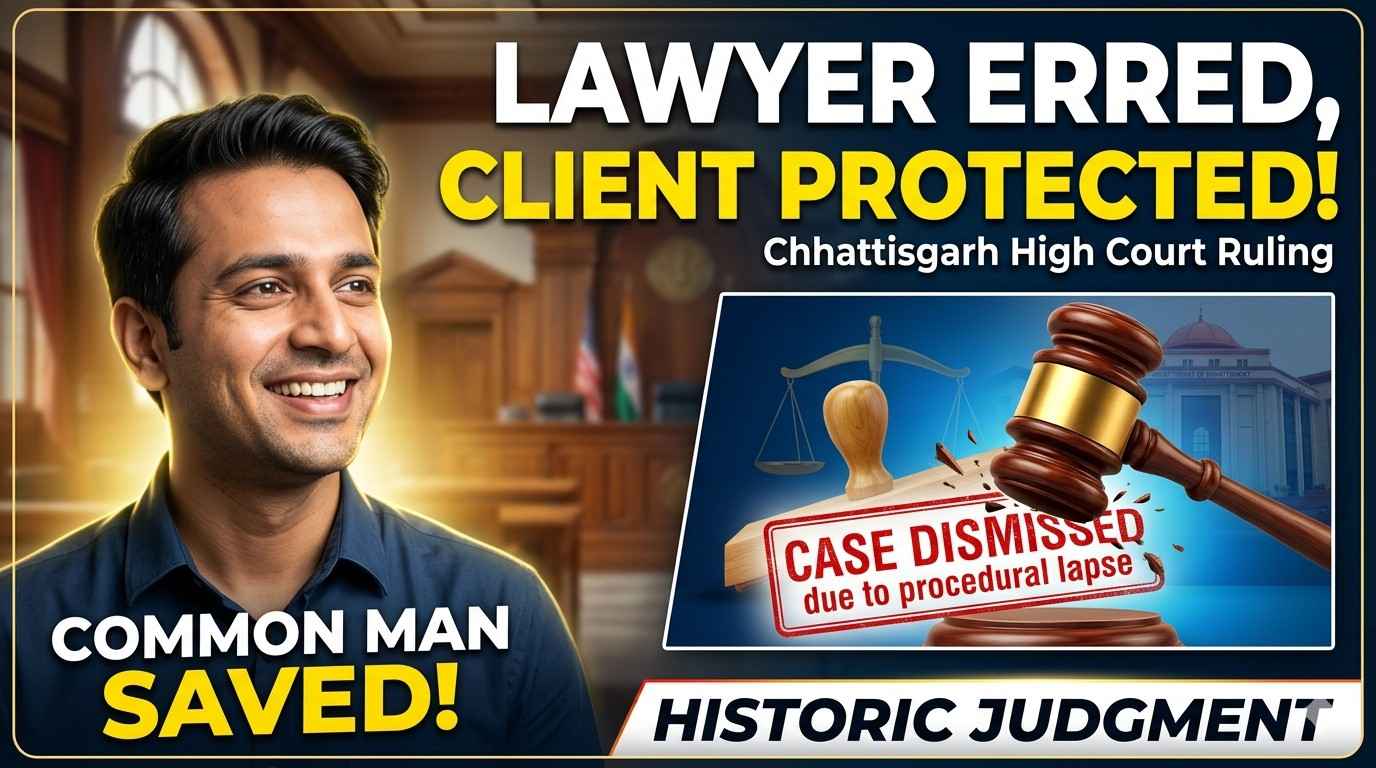 Litigants Shouldn’t Suffer for Lawyer’s Lapse: Chhattisgarh HC