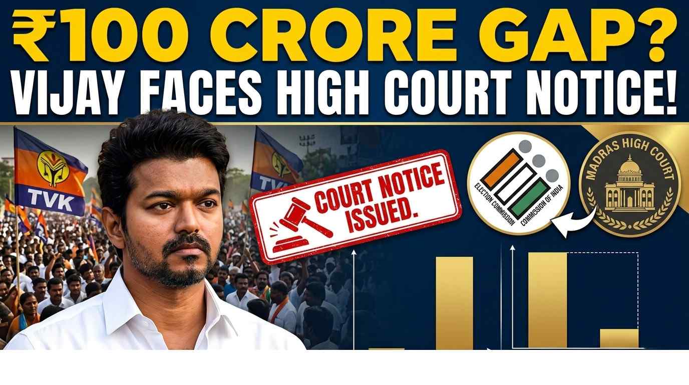 Madras HC Issues Notice to Actor Vijay over 100 Crore Affidavit Gap — HC News Legal Analysis | Jurisight