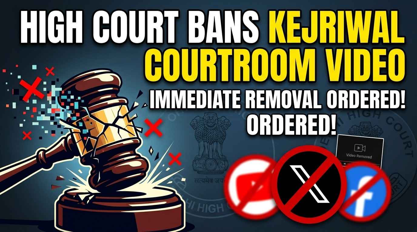 Arvind Kejriwal Courtroom Videos Ordered Removed By Delhi HC