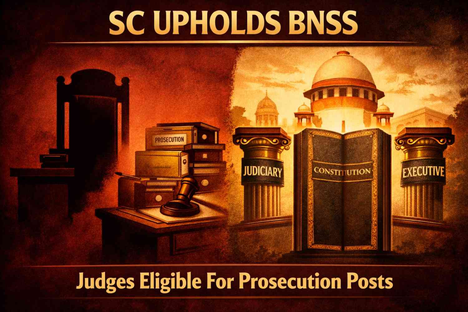 Supreme Court Upholds BNSS Provision Allowing Judges To Head Prosecution Wing — SC News Legal Analysis | Jurisight