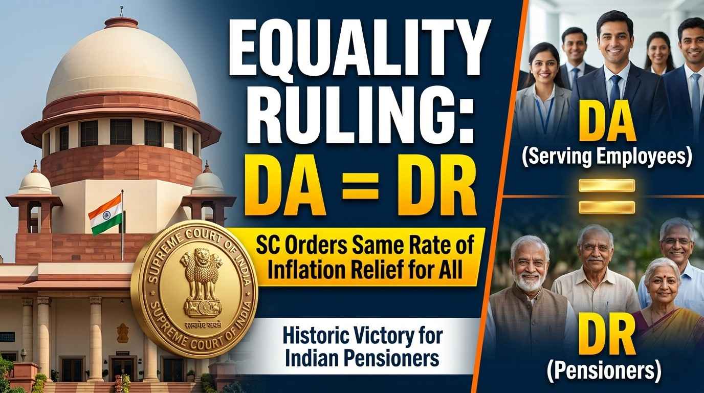 Equal DA And DR For Employees, Pensioners: Supreme Court