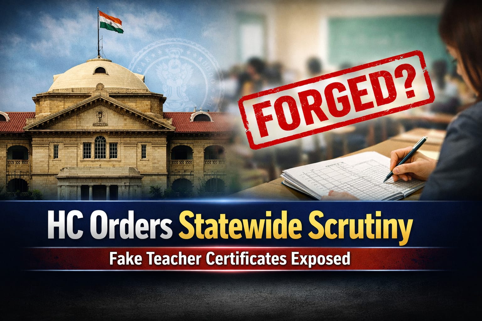 Fake Teacher Certificates: Allahabad HC Orders Statewide Scrutiny