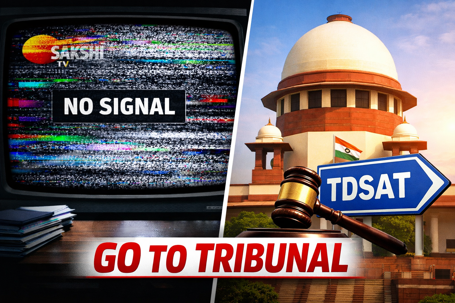"Go to the Tribunal": SC Directs Sakshi TV to TDSAT Over Andhra Pradesh Broadcast Ban