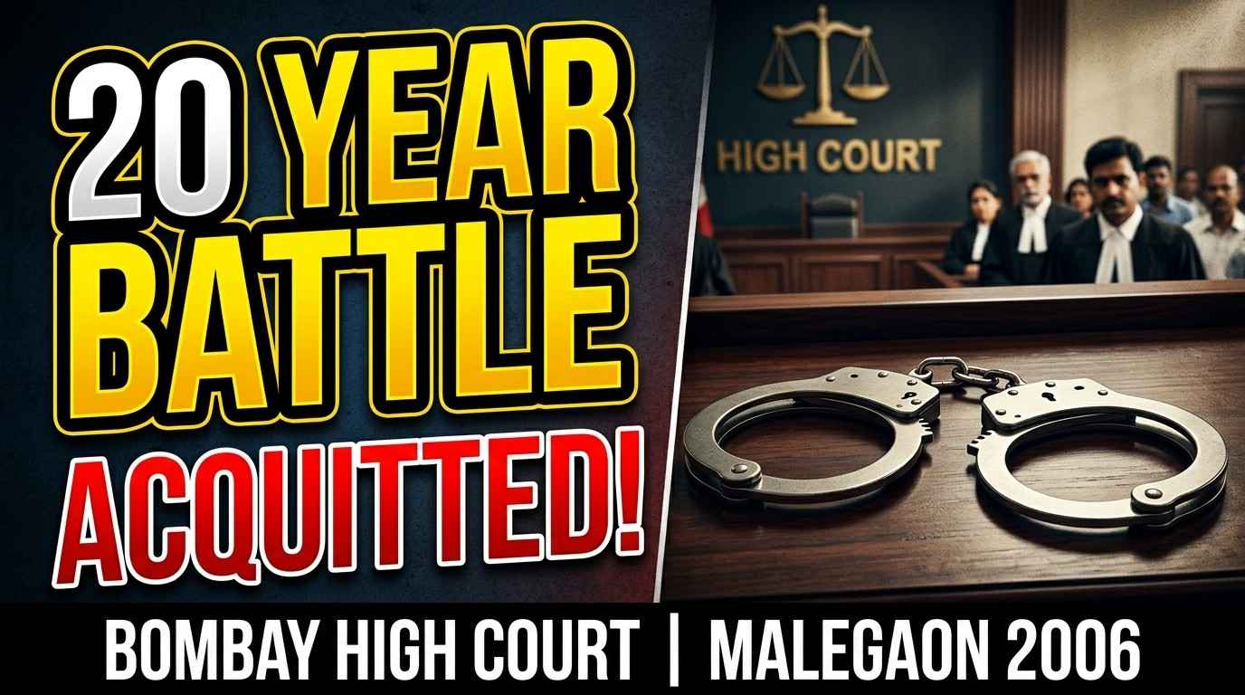 Bombay HC Closes 2006 Malegaon Blast Case Against Four Accused — HC News Legal Analysis | Jurisight