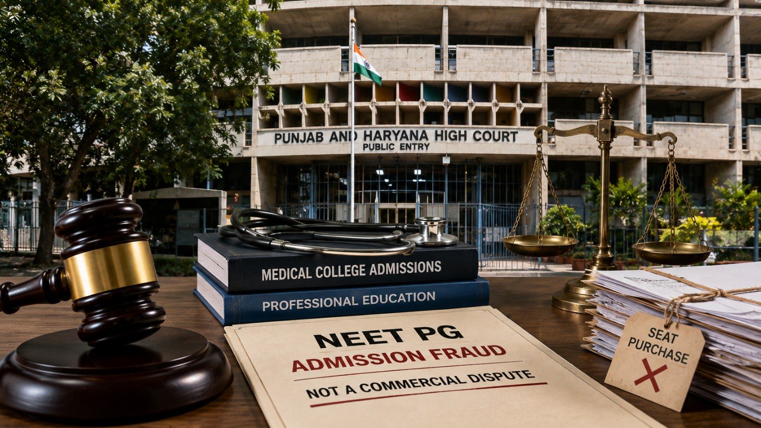 Punjab and Haryana High Court Denies Anticipatory Bail in NEET-PG Admission Fraud Case