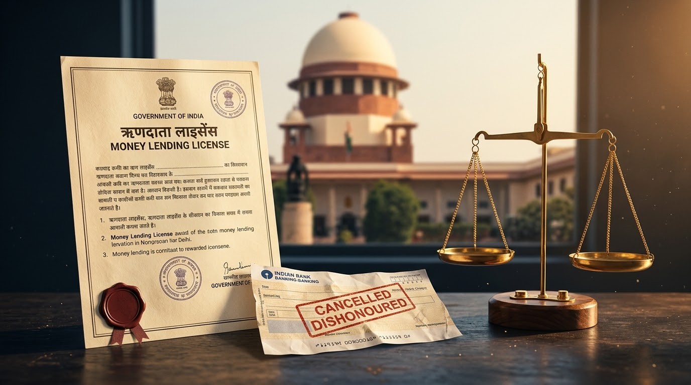 Supreme Court Clarifies Maharashtra Moneylenders Must Produce Licence at Threshold in Cheque Bounce Cases — SC News Legal Analysis | Jurisight