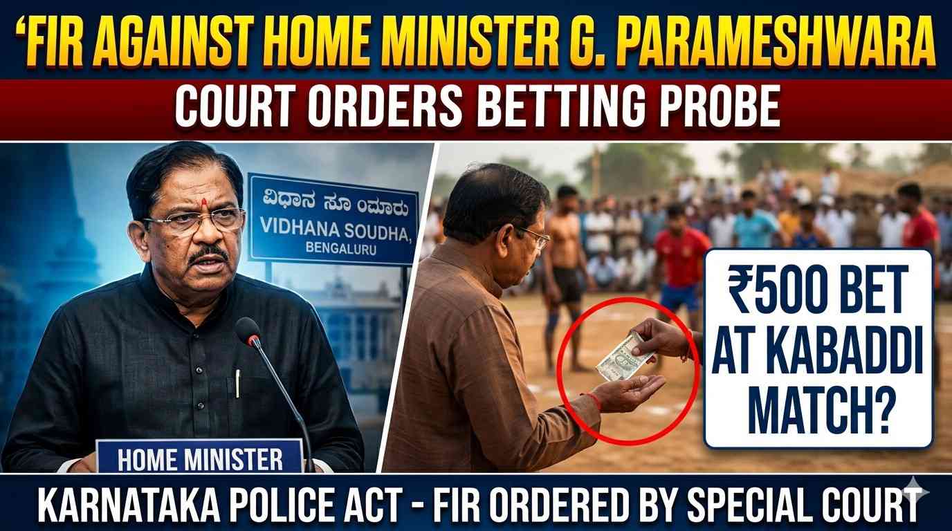 Bengaluru Court Orders FIR Against Home Minister G Parameshwara — HC News Legal Analysis | Jurisight