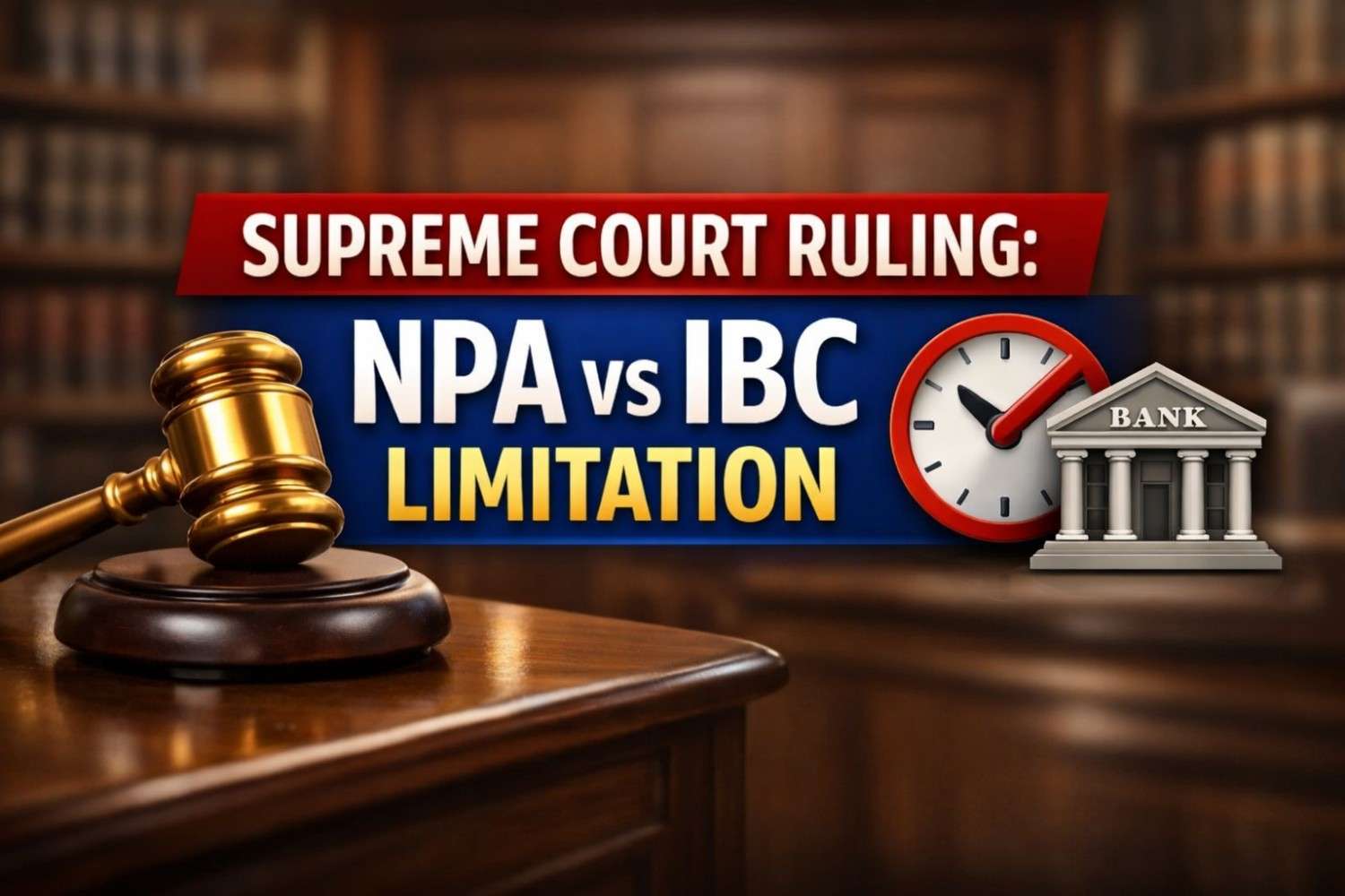 Bank NPA Classification Not Final For IBC Limitation: SC