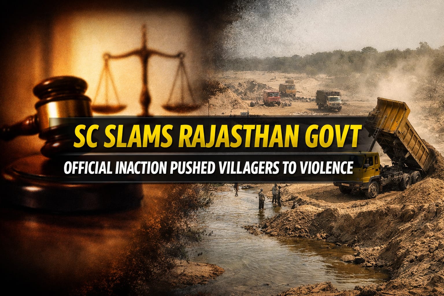 Illegal Sand Mining: Supreme Court Slams Rajasthan Authorities