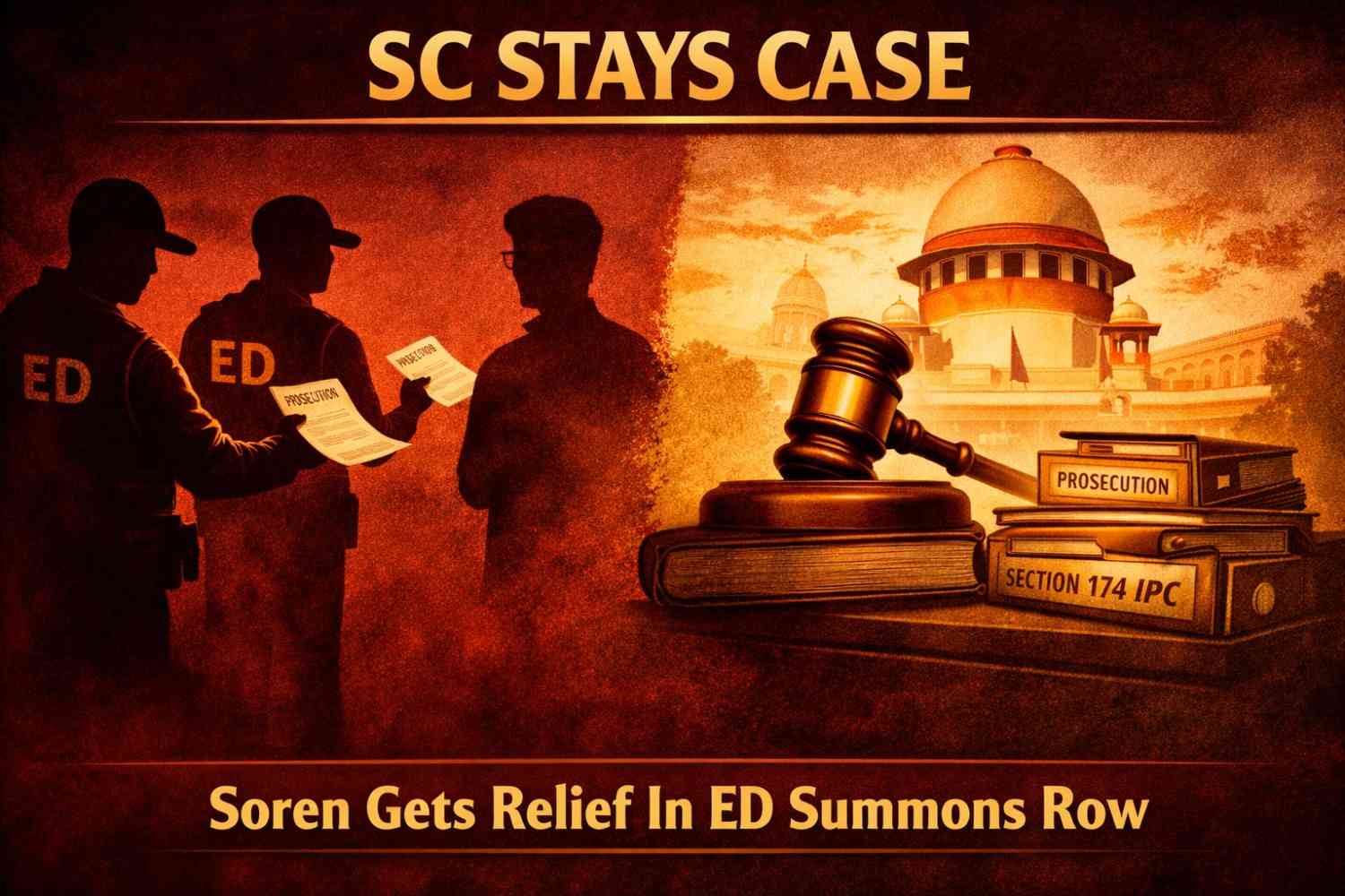Supreme Court Stays Criminal Case Against Jharkhand CM Hemant Soren Over ED Summons — SC News Legal Analysis | Jurisight