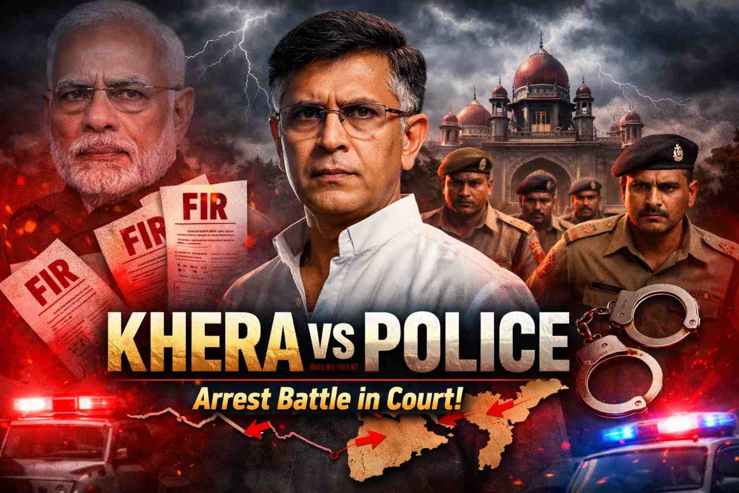 Pawan Khera Seeks Telangana HC Relief Against Arrest Threat