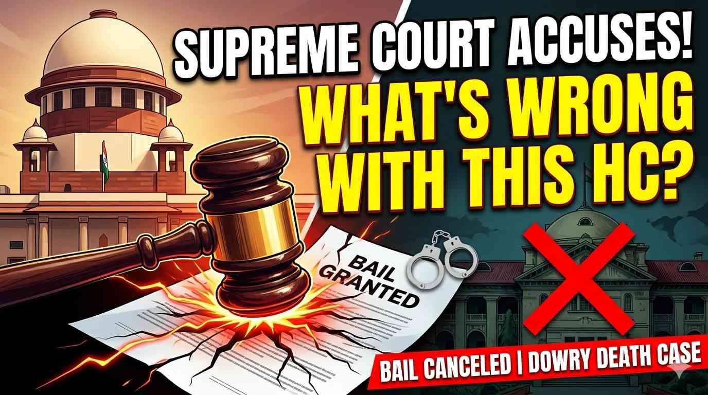 ​"What’s Wrong With Allahabad High Court?": Supreme Court Cancels Bail in Dowry Death Case