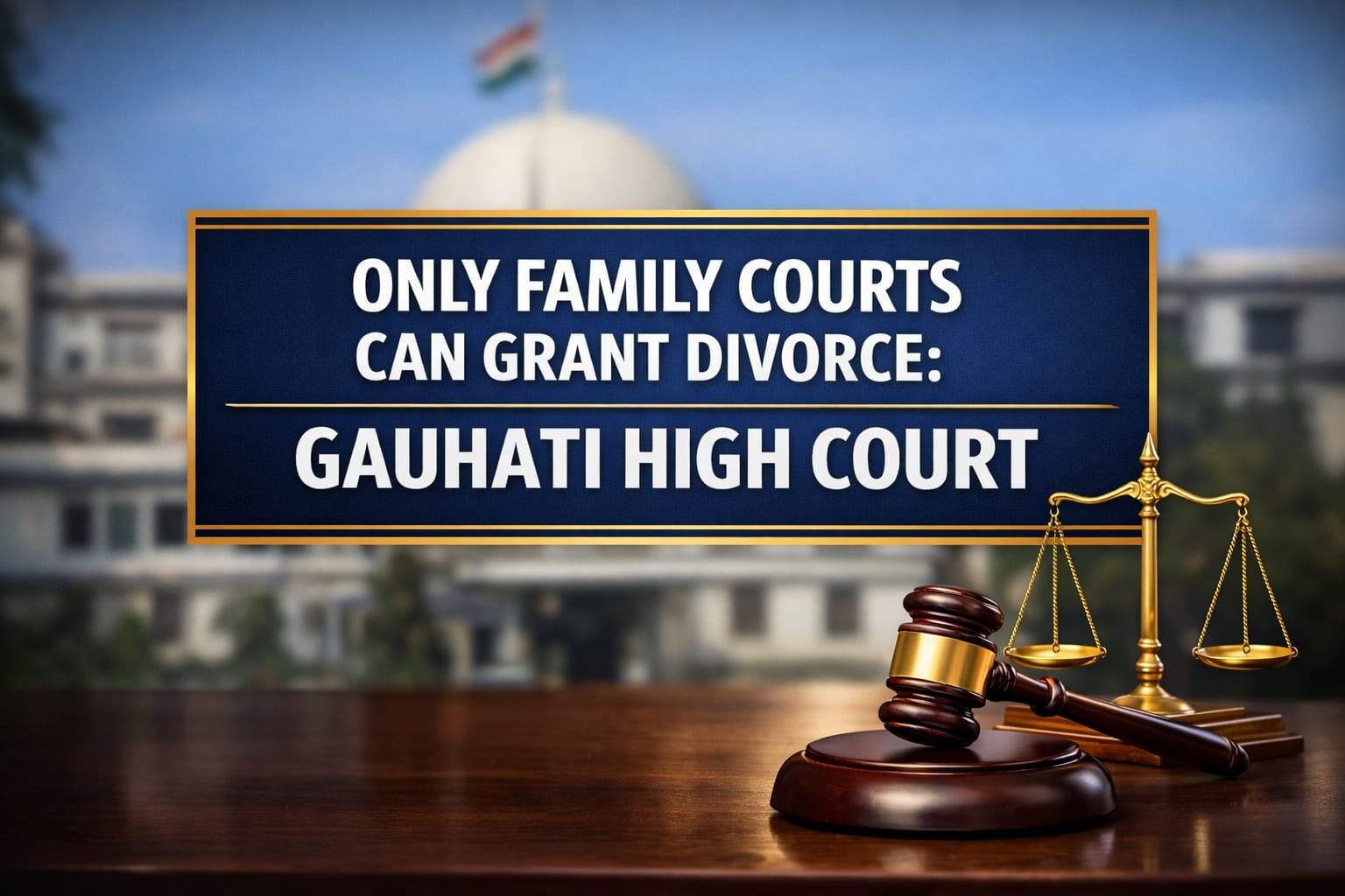 Only Family Courts or District Judges Can Grant Divorce; Civil Judge (Jr. Div) Lacks Jurisdiction: Gauhati High Court
