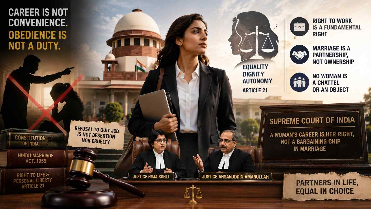 Career Over Subservience: Supreme Court on Women’s Rights in Marriage