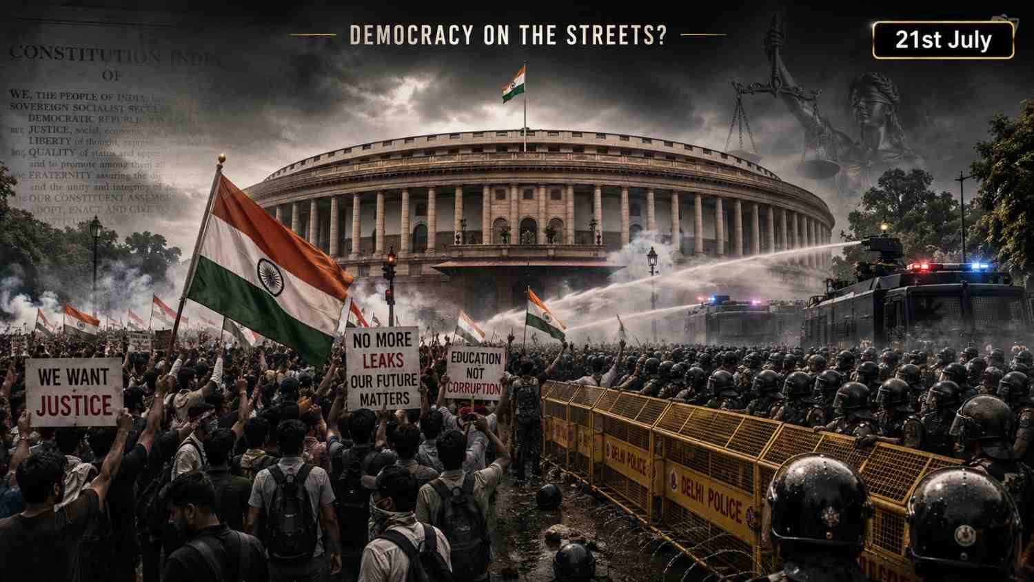 Right to Walk to Parliament: The Delhi Protest March Explained — News Legal Analysis | Jurisight