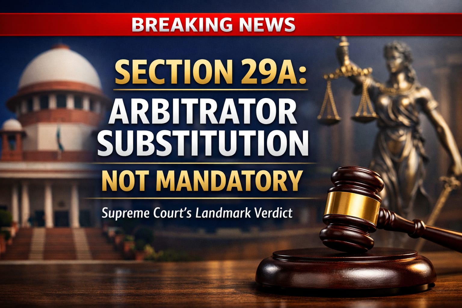 Substitution of Arbitrator Not Mandatory on Termination of Mandate under