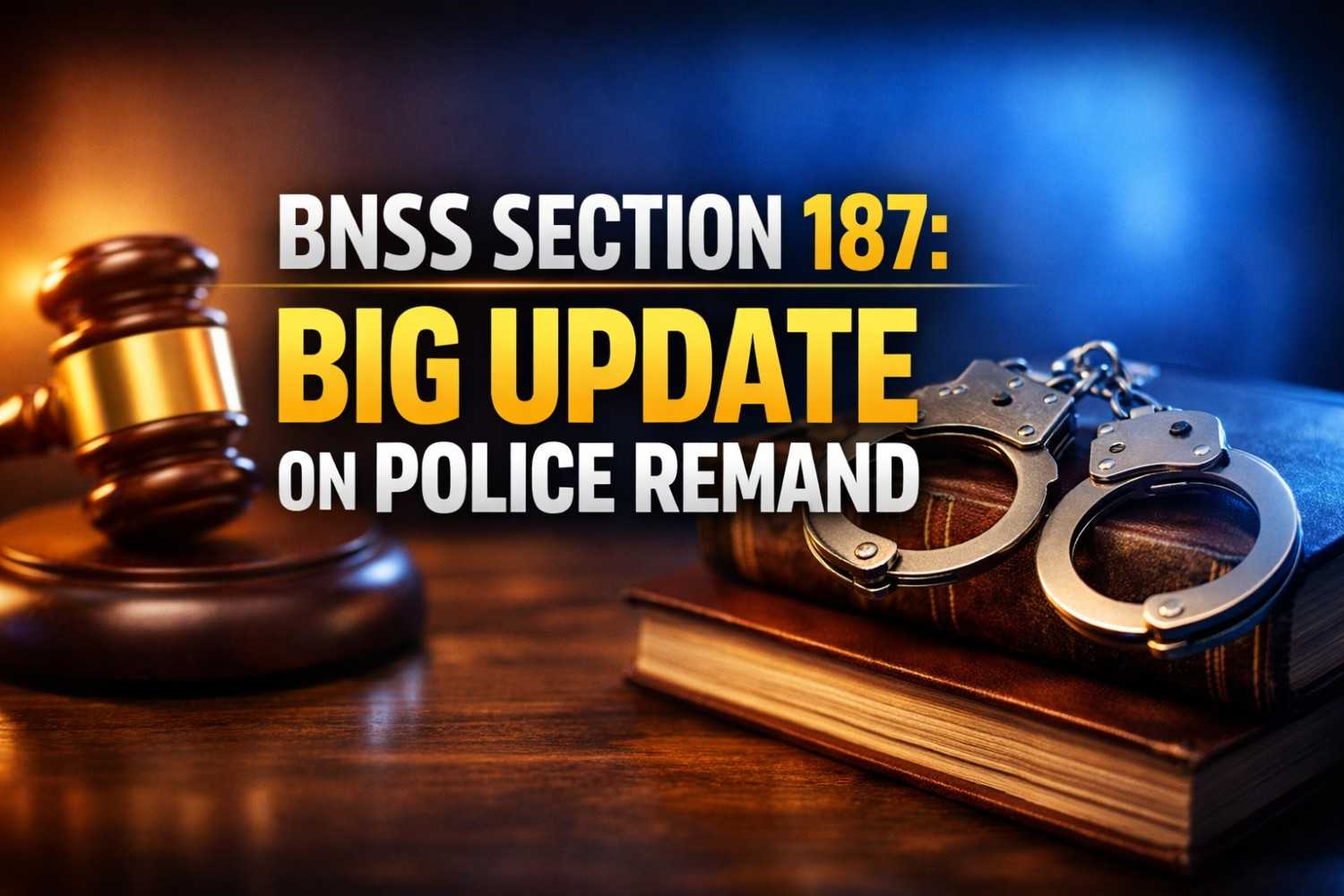 BNSS Section 187: Interim Bail Excluded From Police Remand