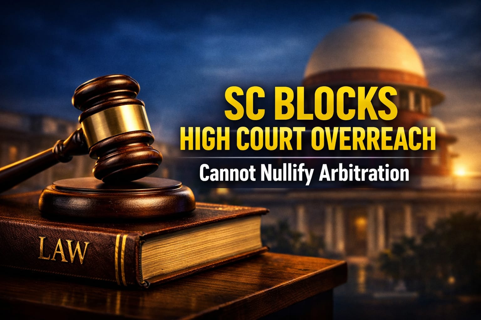HCs Cannot Nullify Arbitral Proceedings While Appointing Substitute Arbi