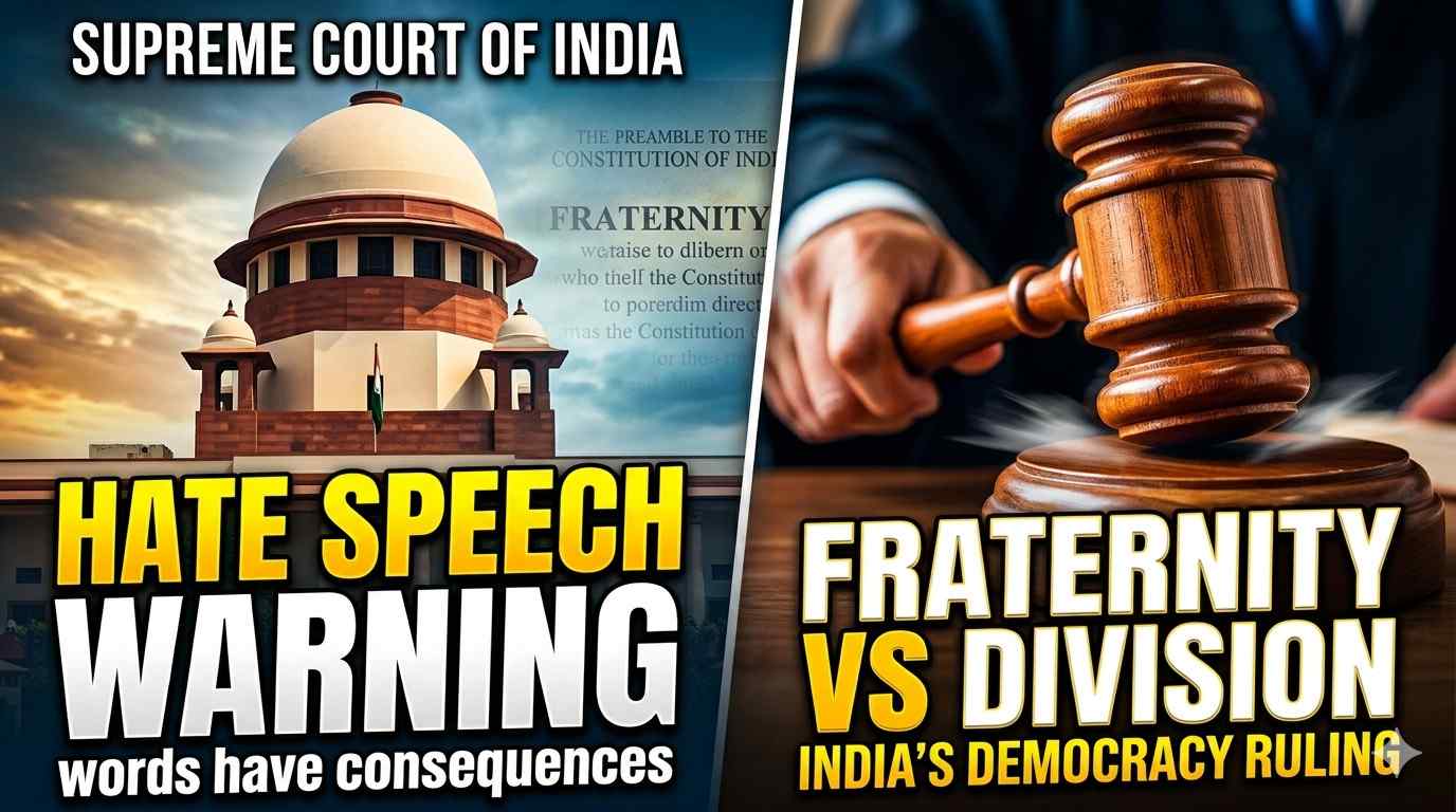 ​"Words Have Consequences": Supreme Court Issues Caution to Public Figures on Hate Speech — SC News Legal Analysis | Jurisight