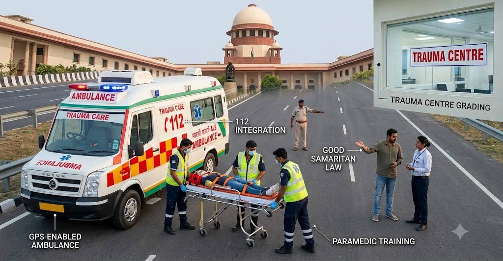 Right to trauma care is an integral part of the right to life under Article 21 of the Constitution