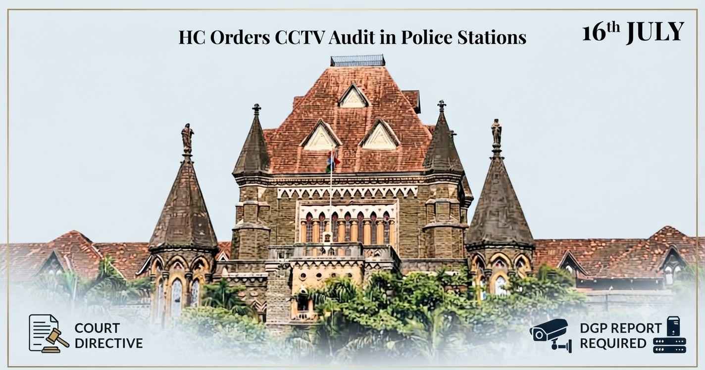Bombay High Court Directs DGP to Review CCTV Functionality and Footage Preservation