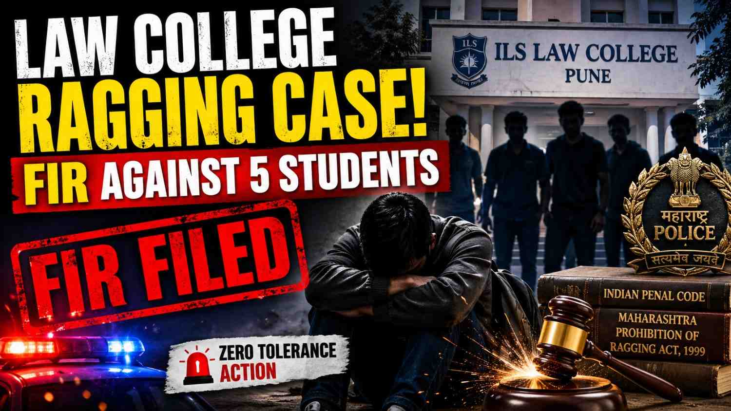 FIR Against 5 ILS Law College Students in Pune Ragging Case