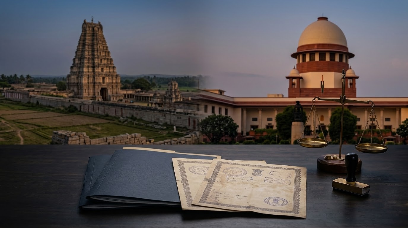 Supreme Court Holds Temple Inam Gift To State Government Void Ab Initio — SC News Legal Analysis | Jurisight