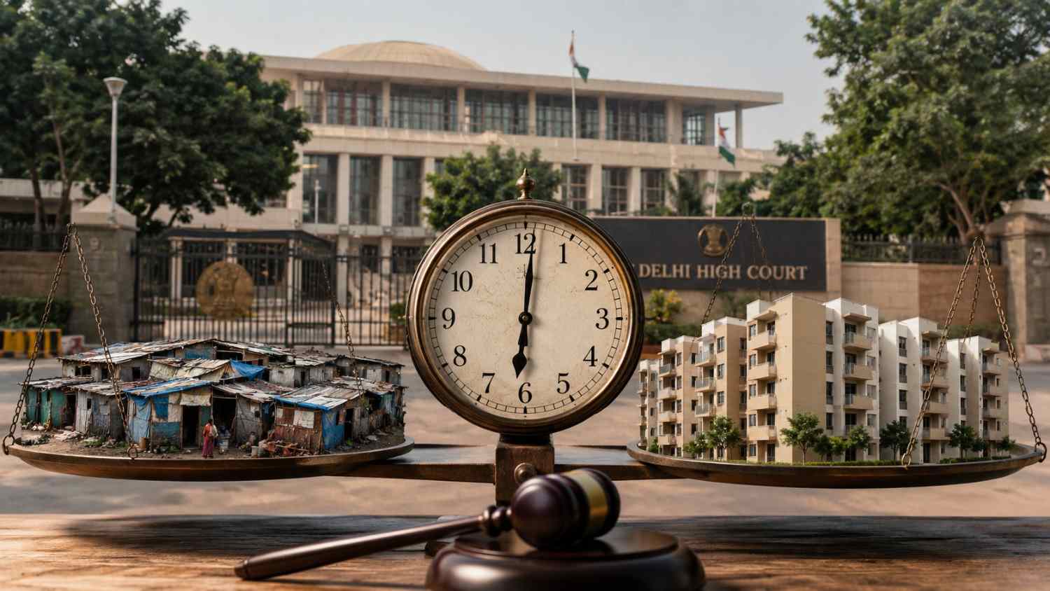 Delhi High Court Directs Relocation of Slum Clusters Near Prime Minister's Residence, Forms Committee for Dignified Rehabilitation