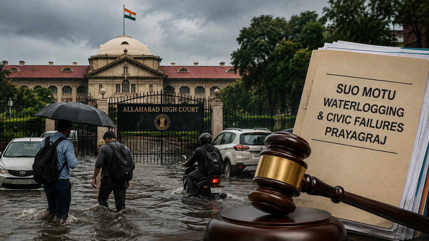 Allahabad High Court Summons District and State Officials Over Prayagraj Waterlogging Crisis